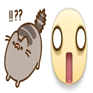 🌟 emoji pusheen >~< Telegram sticker 6 of 18