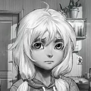 😟 emoji Виртуальная новелла "Зайчик"💀🐰 Telegram sticker 11 of 53