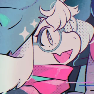⚪ emoji Ralsei-->@info_ush-->@Undertale_sweet_home Telegram sticker 5 of 85