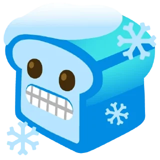 🥶 emoji ХлЭб глОва by Тапок и Сашок Telegram sticker 24 of 101
