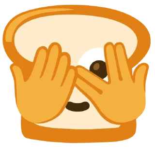🫣 emoji ХлЭб глОва by Тапок и Сашок Telegram sticker 18 of 101