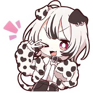 Sticker from Далматинская тян @Nyasticks