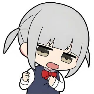 🤔 emoji Вежливая-тян @nyasticks Telegram sticker 16 of 41