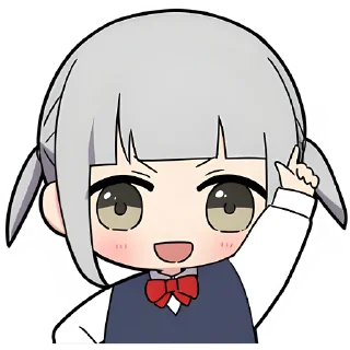 😯 emoji Вежливая-тян @nyasticks Telegram sticker 12 of 41