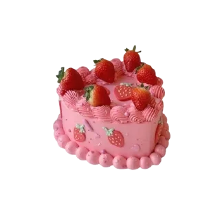 🎂 emoji Pink stickers Telegram sticker 15 of 35