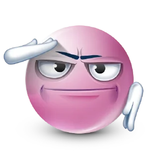 🫡 emoji життєві пікчі (pink edition) Telegram sticker 14 of 111