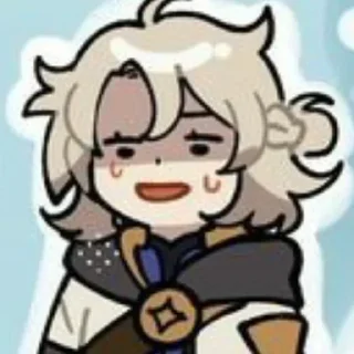 😅 emoji Albedo @envoyart Telegram sticker 22 of 111