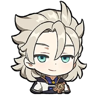 ⭐ emoji Albedo ≈ @wujsed Telegram sticker 10 of 59