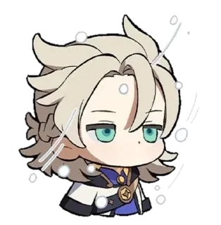😕 emoji albedo [@hjvgyy] Telegram sticker 6 of 31