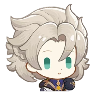 ⭐ emoji Albedo ≈ @wujsed Telegram sticker 14 of 59