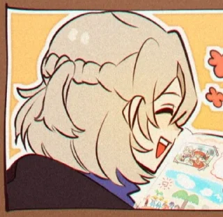 🎨 emoji Альбебрик в комиксе~ Telegram sticker 18 of 91