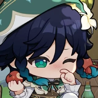🌟 emoji Венти 💋 Telegram sticker 8 of 32
