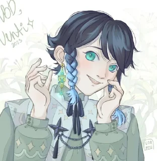 🌟 emoji Венти 💋 Telegram sticker 18 of 32