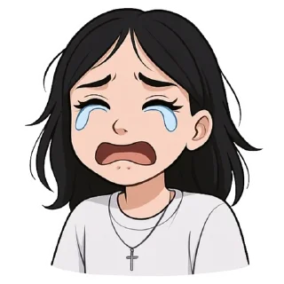 😭 emoji LEPUCHKA Telegram sticker 6 of 10