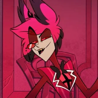 🌟 emoji Alastor Hazbin Hotel Telegram sticker 9 of 60