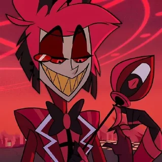 🌟 emoji Alastor Hazbin Hotel Telegram sticker 14 of 60
