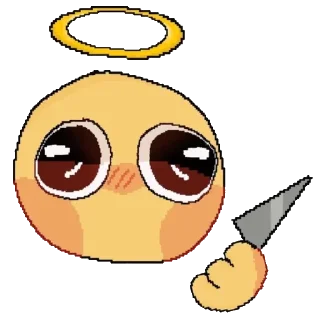 😇 emoji Uwu cursed @savelifeua Telegram sticker 16 of 120