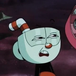 Sticker from Cuphead by @mapleww