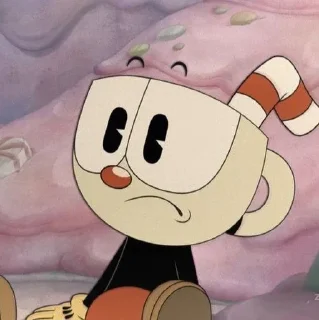 😐 emoji Cuphead by @mapleww Telegram sticker 20 of 41