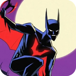 🌕 emoji Batman Beyond • @Earth928B Telegram sticker 22 of 45