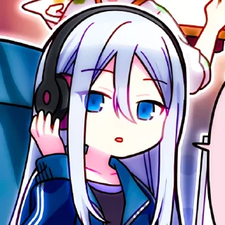 🎧 emoji 𓂃⋆՞ @STRIKE1V 𖧧 @M0FFURU !! Telegram sticker 10 of 55