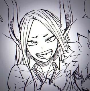 🐇 emoji Mirko & Hawks BNHA Telegram sticker 18 of 64