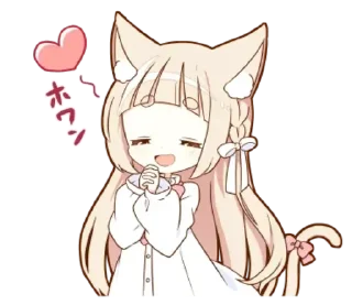 💓 emoji ꒰ა ネコミミ; @H1mii1i ::໒꒱ Telegram sticker 22 of 50