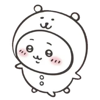 🤍 emoji chiikawa :3 Telegram sticker 11 of 30