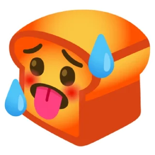 🥵 emoji Хлеб Telegram sticker 17 of 17