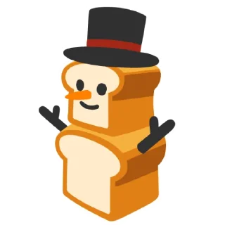 ⛄ emoji Хлеб Telegram sticker 12 of 17