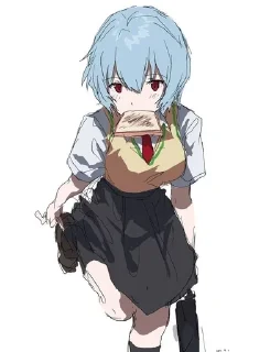 🥪 emoji аянами. Telegram sticker 23 of 27