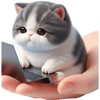 💻 emoji Микро-котики @Nyasticks Telegram sticker 17 of 42