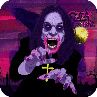 🧟 emoji Ozzy Osbourne Telegram sticker 19 of 20