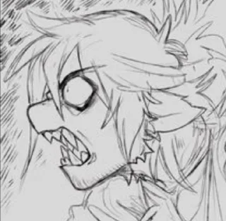 😡 emoji Деймон Broken colors (⁠☆⁠▽⁠☆⁠) Telegram sticker 18 of 100