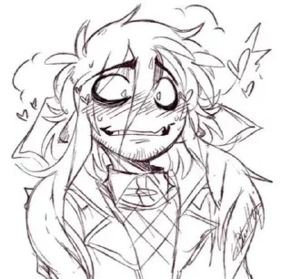 😳 emoji Деймон Broken colors (⁠☆⁠▽⁠☆⁠) Telegram sticker 8 of 100