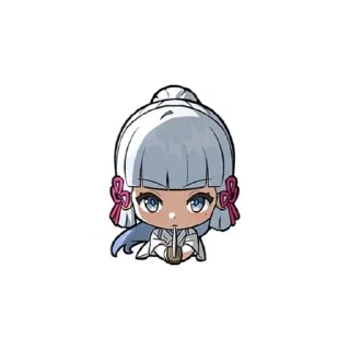 🌟 emoji Чиби Аяка @puplyaloe Telegram sticker 13 of 18