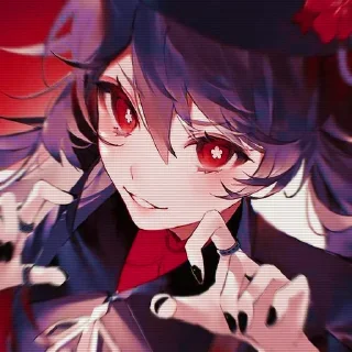 🎸 emoji ᠂ ⚘ ˚ ⚘ ᠂𝙷𝚞 𝚃𝚊𝚘 | @genshinbyevico Telegram sticker 5 of 31