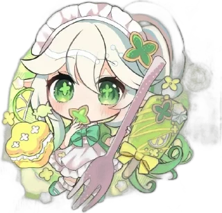 🌟 emoji 💚🍀Нахида💚🍀 Telegram sticker 17 of 45