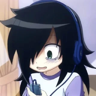 🎧 emoji 🚷Watamote 🎧 Telegram sticker 5 of 66