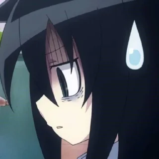 😓 emoji 🚷Watamote 🎧 Telegram sticker 19 of 66