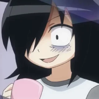 ☕ emoji 🚷Watamote 🎧 Telegram sticker 16 of 66