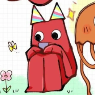 😶 emoji Бунбунчик топи топ Telegram sticker 7 of 54
