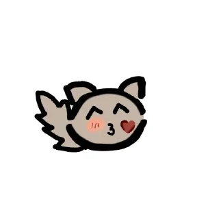 ❤ emoji Котик 🐱 Telegram sticker 11 of 16