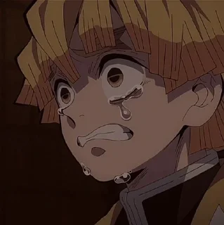 😭 emoji Зеницу Агацума Telegram sticker 12 of 24