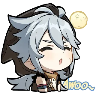 🐺 emoji Геншин Импакт Telegram sticker 14 of 107
