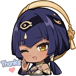 ❤️ emoji Геншин Импакт Telegram sticker 11 of 107