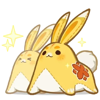 🐰 emoji Геншин Импакт Telegram sticker 22 of 107