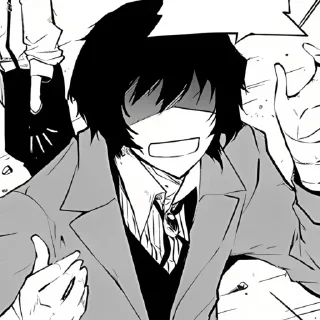 Sticker from Dazai Osamu @tkiiri