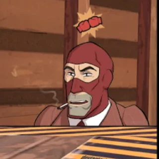 Sticker from Team fortress 2