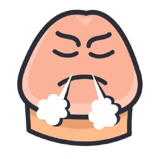 😤 emoji Смайлики-члены Telegram sticker 22 of 22